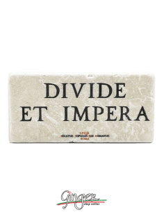 Magnet in real raw Italian marble - Carpe Diem (Seize the day)
