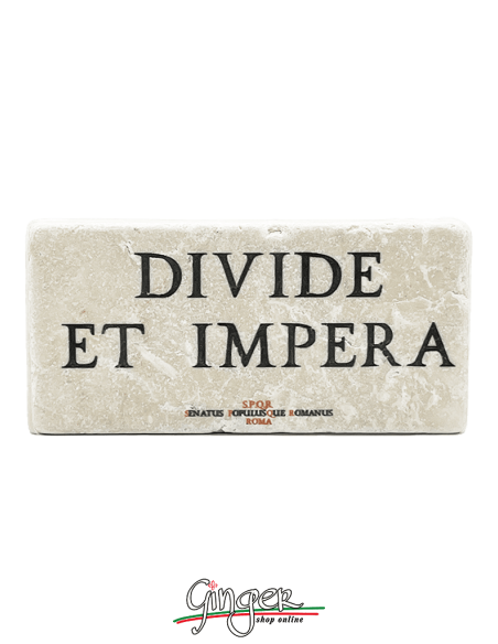 Magnet in real raw Italian marble - Carpe Diem (Seize the day)