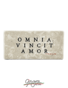 Magnet in real raw Italian marble - Carpe Diem (Seize the day)