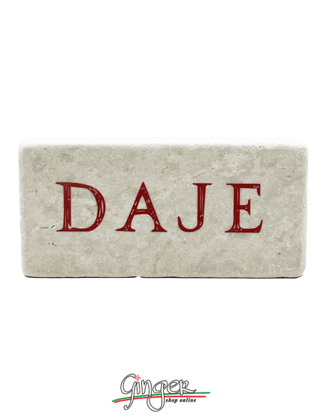 "New" - Magnet in real raw Italian marble - Daje