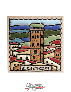 Handcrafted ceramic magnet n.01