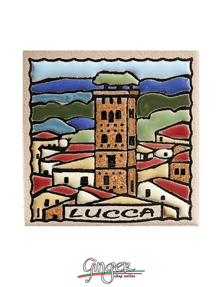 Handcrafted ceramic magnet n.01