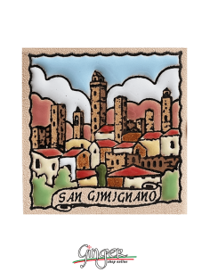 Handcrafted ceramic magnet n.01