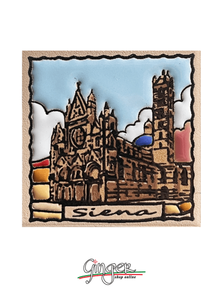 Handcrafted ceramic magnet n.01