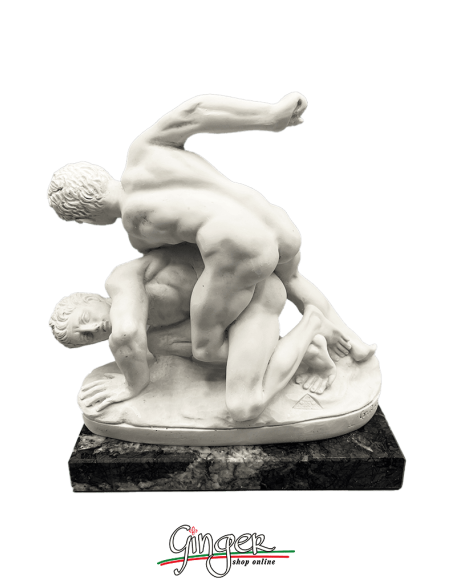 Fighting men sculpture - 11 cm