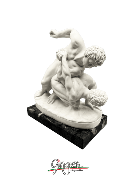 Fighting men sculpture - 11 cm
