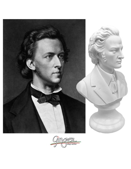 Musicisti Compositori - Fryderyk Chopin - busto 16 cm