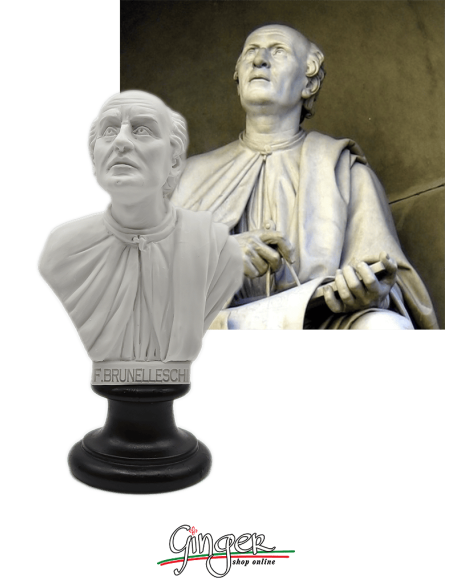Filippo Brunelleschi - bust 5.9 in. (15 cm)