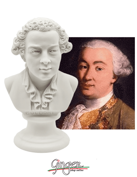 Carlo Goldoni - bust 6.0 in. (15 cm)
