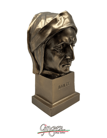 Dante Alighieri - busto patinato 10 cm