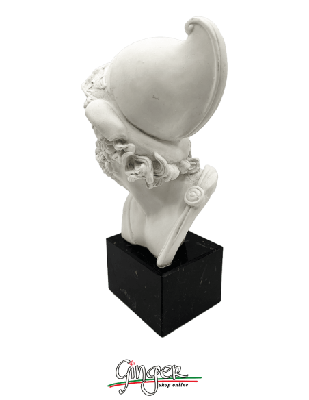 Menelaus - head with wooden base - 41 cm