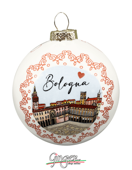 "New" Christmas Ornaments - Cities of Italy: Bologna - 80 mm (3.14")