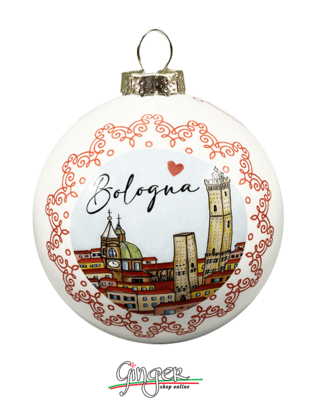 "New" Christmas Ornaments - Cities of Italy: Bologna - 80 mm (3.14")
