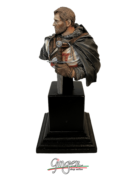 Historical Figure collection: Crusader Warrior Templar Knight - hand painted