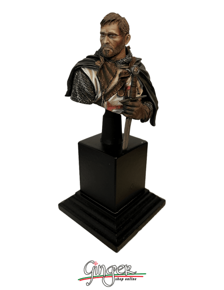 Historical Figure collection: Crusader Warrior Templar Knight - hand painted