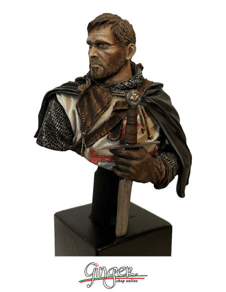 Historical Figure collection: Crusader Warrior Templar Knight - hand painted