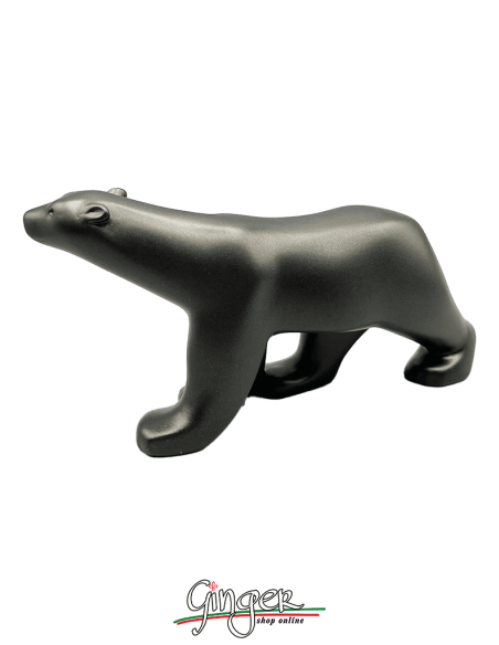 François Pompon: Black Bronze Bear - length 20 cm (7,87")