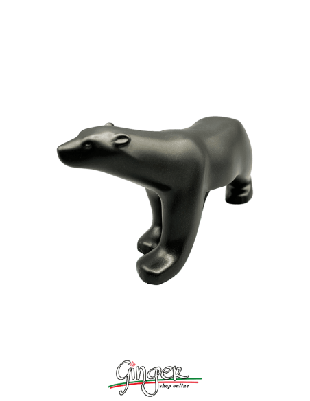 François Pompon: Black Bronze Bear - length 20 cm (7,87")