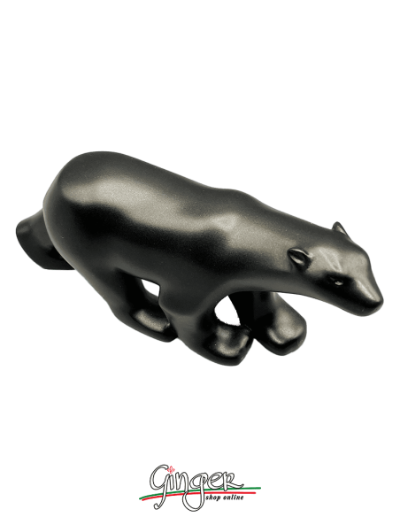 François Pompon: Black Bronze Bear - length 20 cm (7,87")