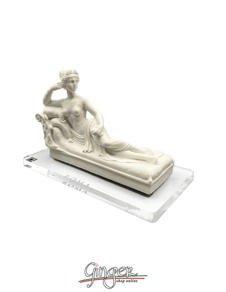Antonio Canova - Pauline Bonaparte Borghese as Venus Victrix with plexiglass base