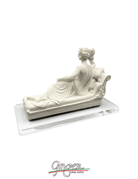 Antonio Canova - Pauline Bonaparte Borghese as Venus Victrix with plexiglass base