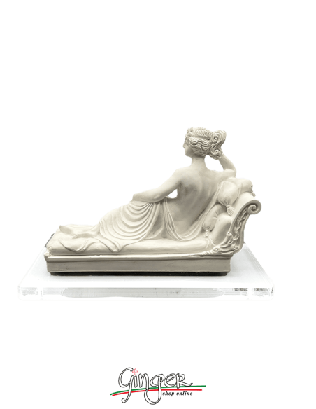 Antonio Canova - Pauline Bonaparte Borghese as Venus Victrix with plexiglass base