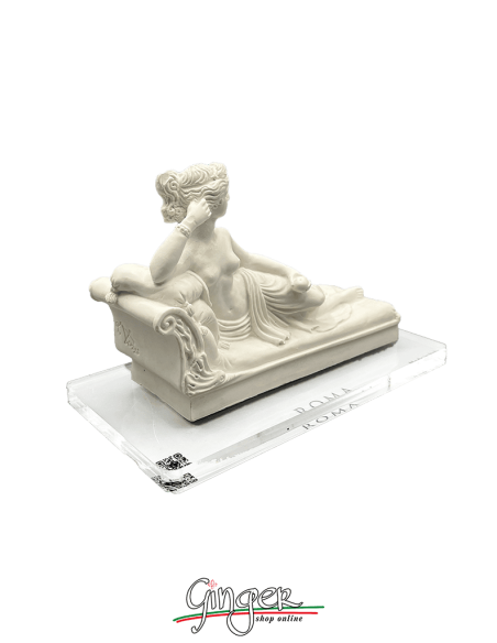 Antonio Canova - Pauline Bonaparte Borghese as Venus Victrix with plexiglass base