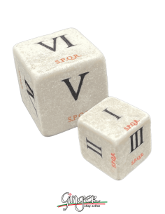 "New" - Marble Dice: Roman Numerals