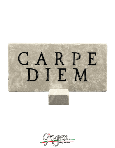 Calamita in marmo - Carpe Diem (Cogli l'attimo)