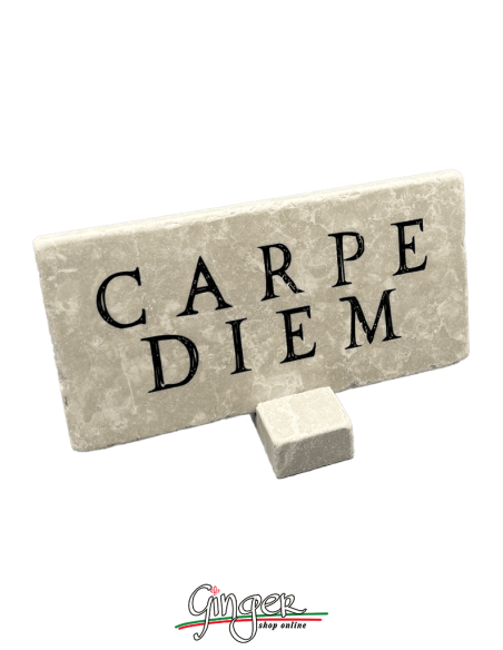 Calamita in marmo - Carpe Diem (Cogli l'attimo)