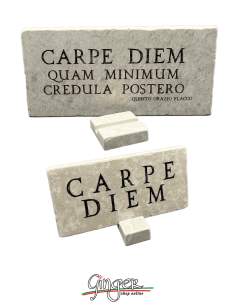 Calamita in marmo - Carpe Diem (Cogli l'attimo)