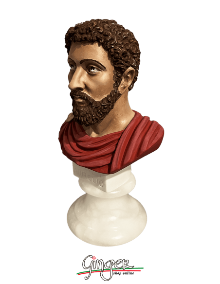 Ancient Rome - Marcus Aurelius - bust 5.9 in. (15 cm) - hand painted