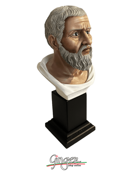 Plato - bust 7,87 in. (20 cm) - hand painted