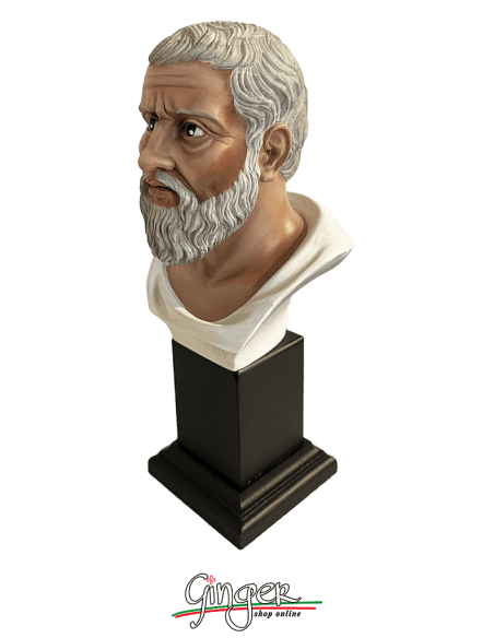 Plato - bust 7,87 in. (20 cm) - hand painted