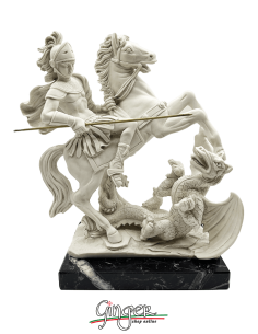 Saint George killing the Dragon - h 6,69 inch