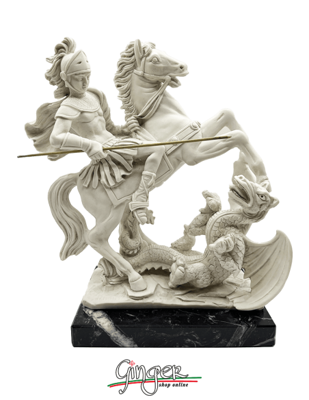 Saint George killing the Dragon - h 6,69 inch