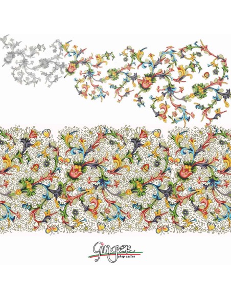 Christmas Ornaments: Florentine Paper 45 mm