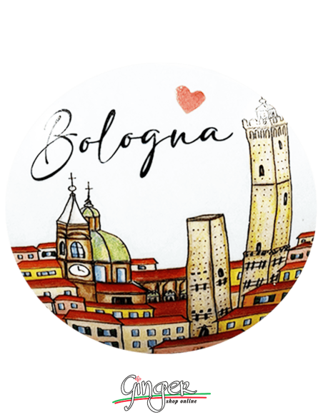 "New" Christmas Ornaments - Cities of Italy: Bologna - 80 mm (3.14")