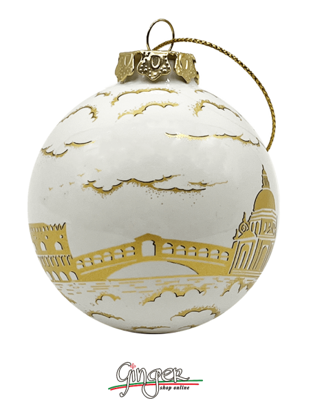 "New" Christmas Ornaments - Venice Gold Profile 60 mm (2.36")