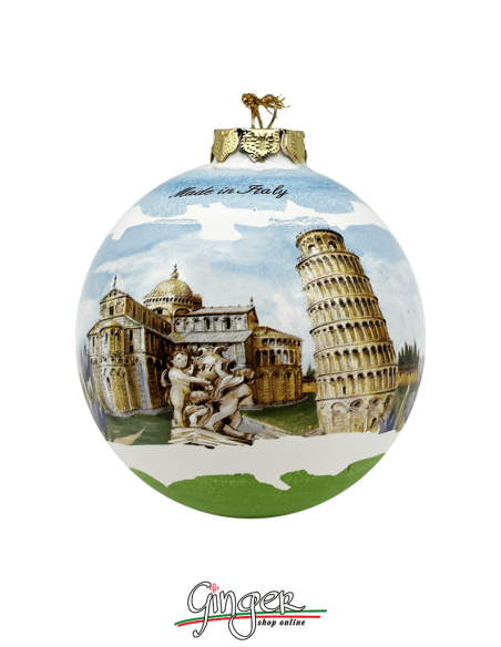 "Novità" Addobbi Palla di Natale - Pisa - 80 mm
