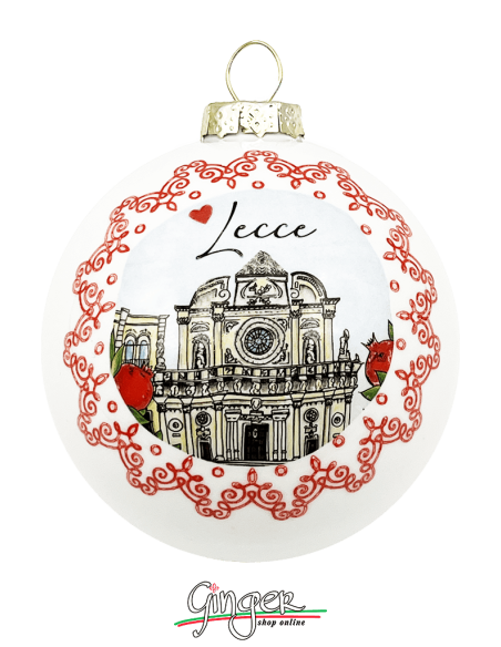 "New" Christmas Ornaments - Cities of Italy: Lecce - 80 mm (3.14")