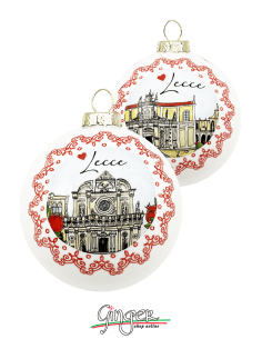 "New" Christmas Ornaments - Cities of Italy: Lecce - 80 mm (3.14")