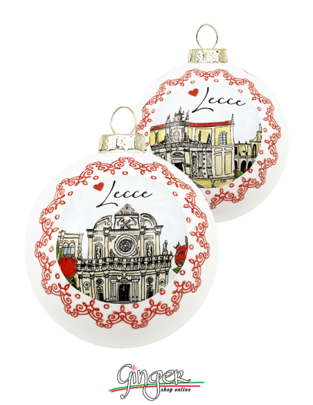 "New" Christmas Ornaments - Cities of Italy: Lecce - 80 mm (3.14")