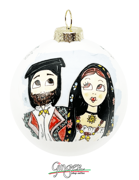 "New" Christmas Ornaments - Cities of Italy: Sardinia - 80 mm (3.14")
