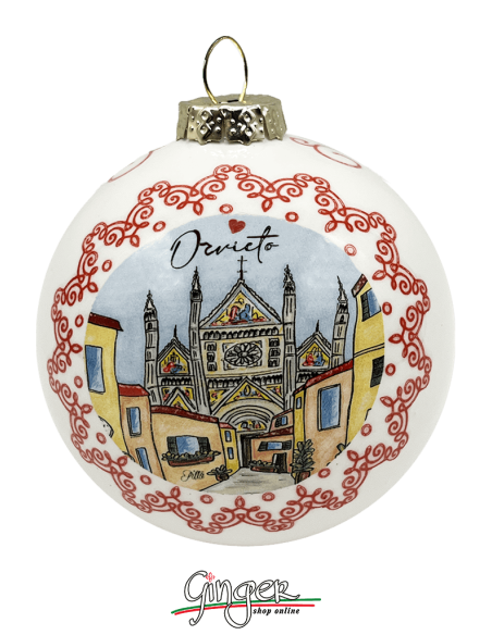 "New" Christmas Ornaments - Cities of Italy: Orvieto - 80 mm (3.14")