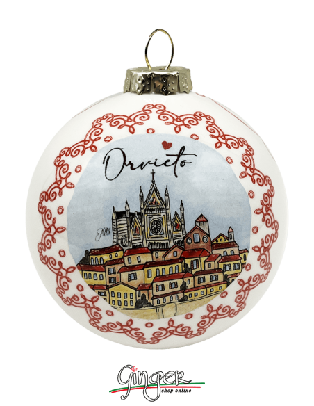 "New" Christmas Ornaments - Cities of Italy: Orvieto - 80 mm (3.14")