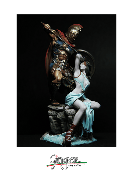 Historical Figure collection: Perseus kills Medusa - hand painted