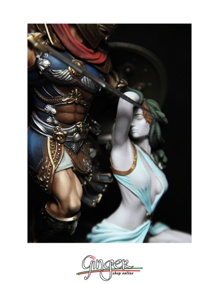 Historical Figure collection: Perseus kills Medusa - hand painted