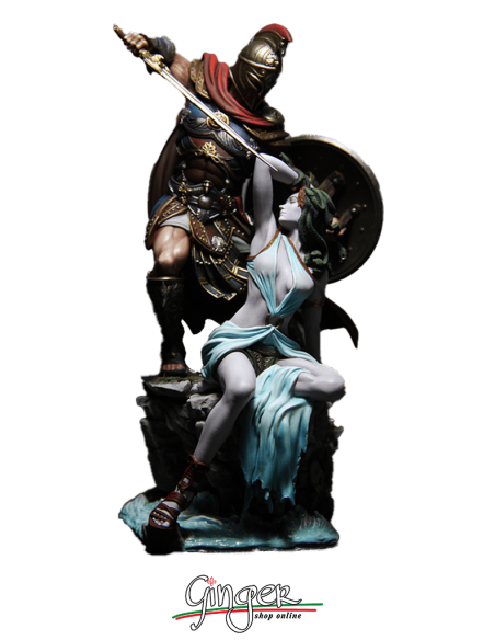 Historical Figure collection: Perseus kills Medusa - hand painted