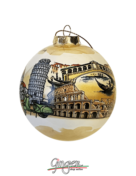 "Exclusive News" Christmas Ornaments - Italy Girotondo - 60 mm (2,36") and 80 mm (3,15")